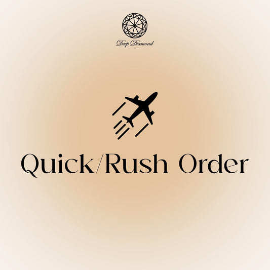Rush order for early needed orders in lab grown diamond rings and bands