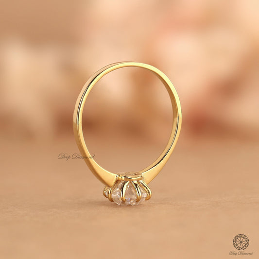 Old Mine Cushion Cut Lab Grown Diamond Engagement Ring – IGI Certified, 8-Prong Solitaire, Comfort Fit for Women