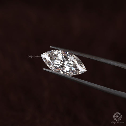 Marquise cut Lab Grown Diamond, Loose Colorless Marquise For Rings, E/VS1 Clarity Lab Created Diamond, IGI Certified Excellent cut Diamond